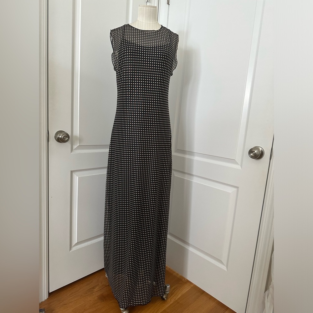 NWT DISSH Square Dot Sleeveless Mesh Dress, XL